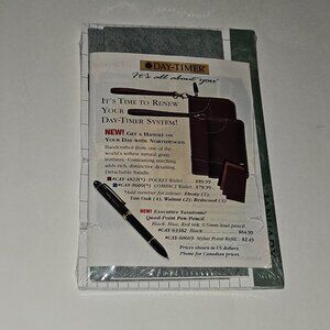 NOS Day-Timer Pocket Work Organizer Address Phone Directory Box Month Dividers